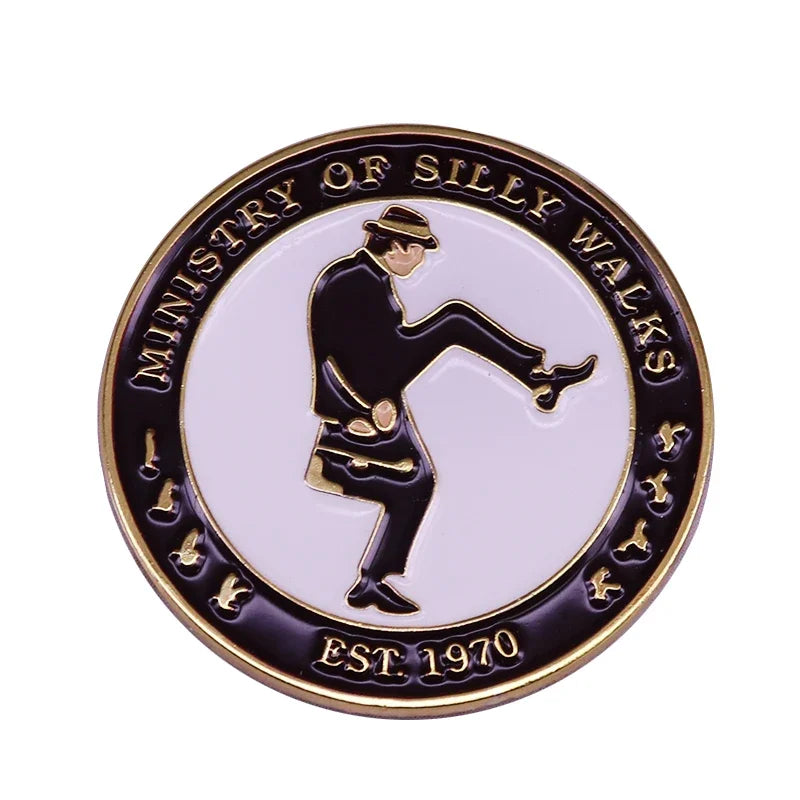 Ministry Of Silly Walks Enamel Pin