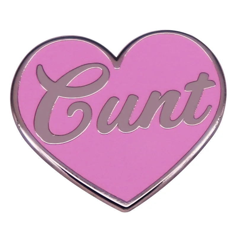Cunt Enamel Pin
