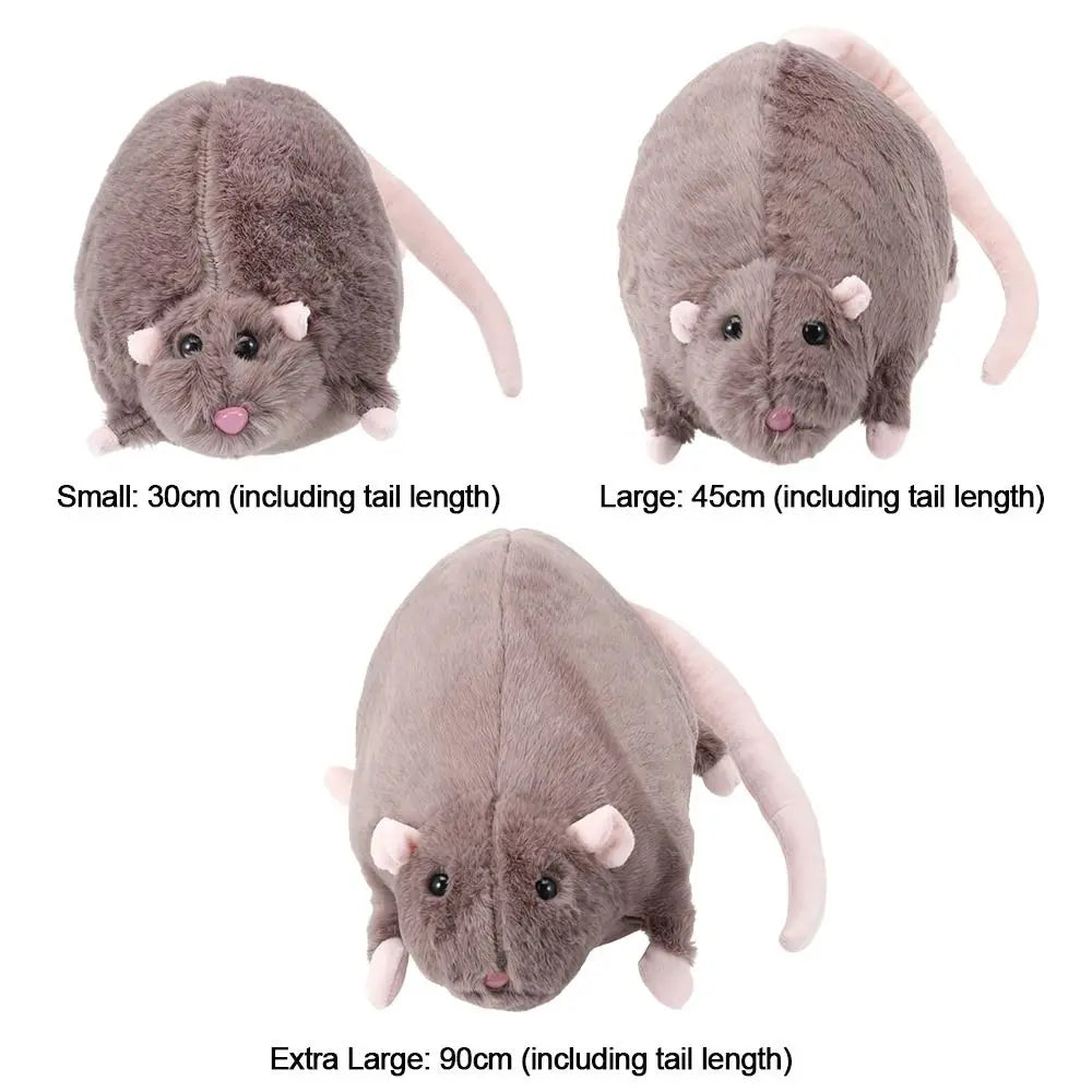 30/45/90cm Mouse Rat Oversized Pillow