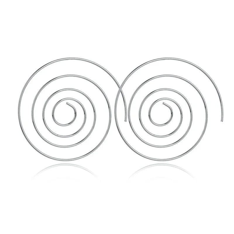 Spiral Hoop Earring