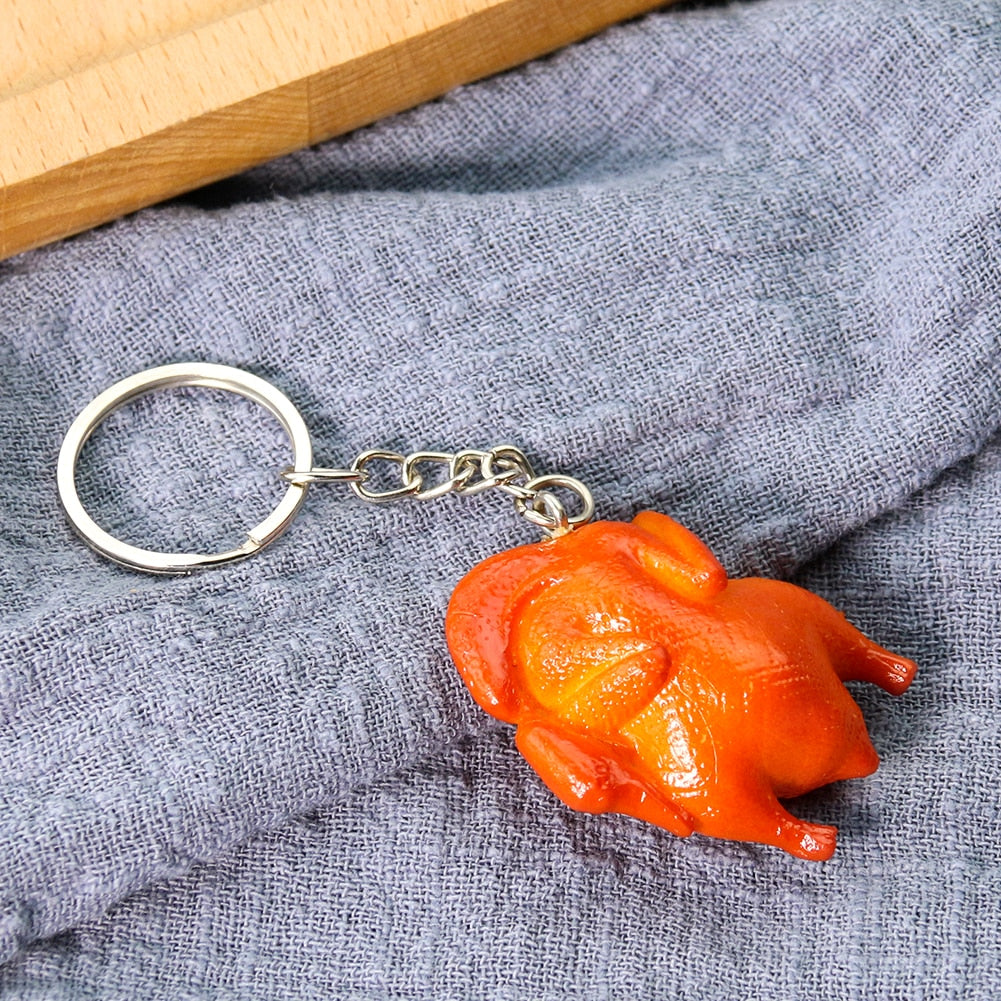 Roast Chicken Keychain