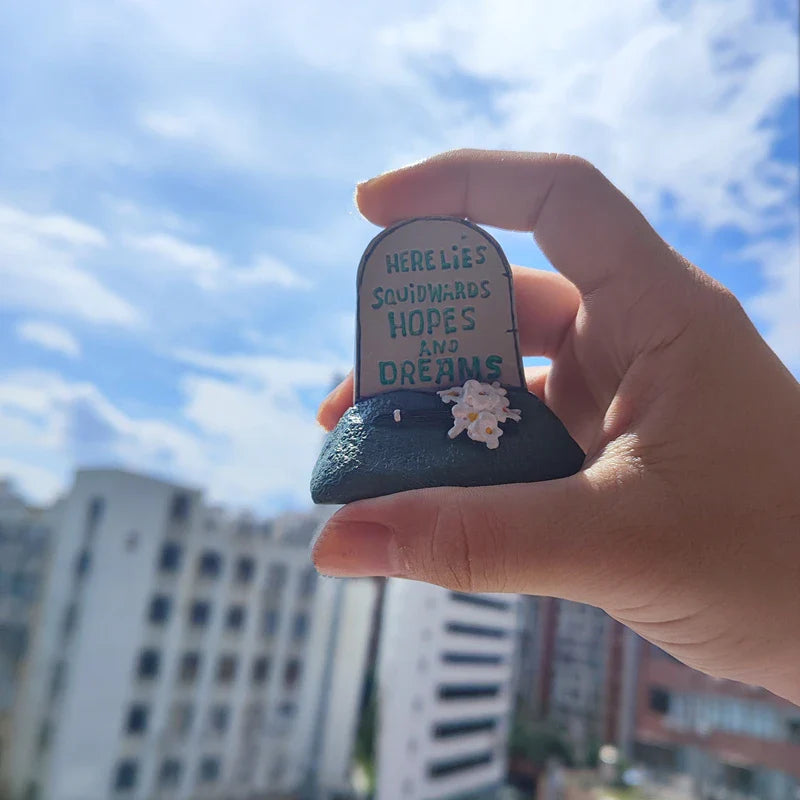 Gravestone from Squidward - "Here Lies Squidward's Hopes and Dreams" Paperweight
