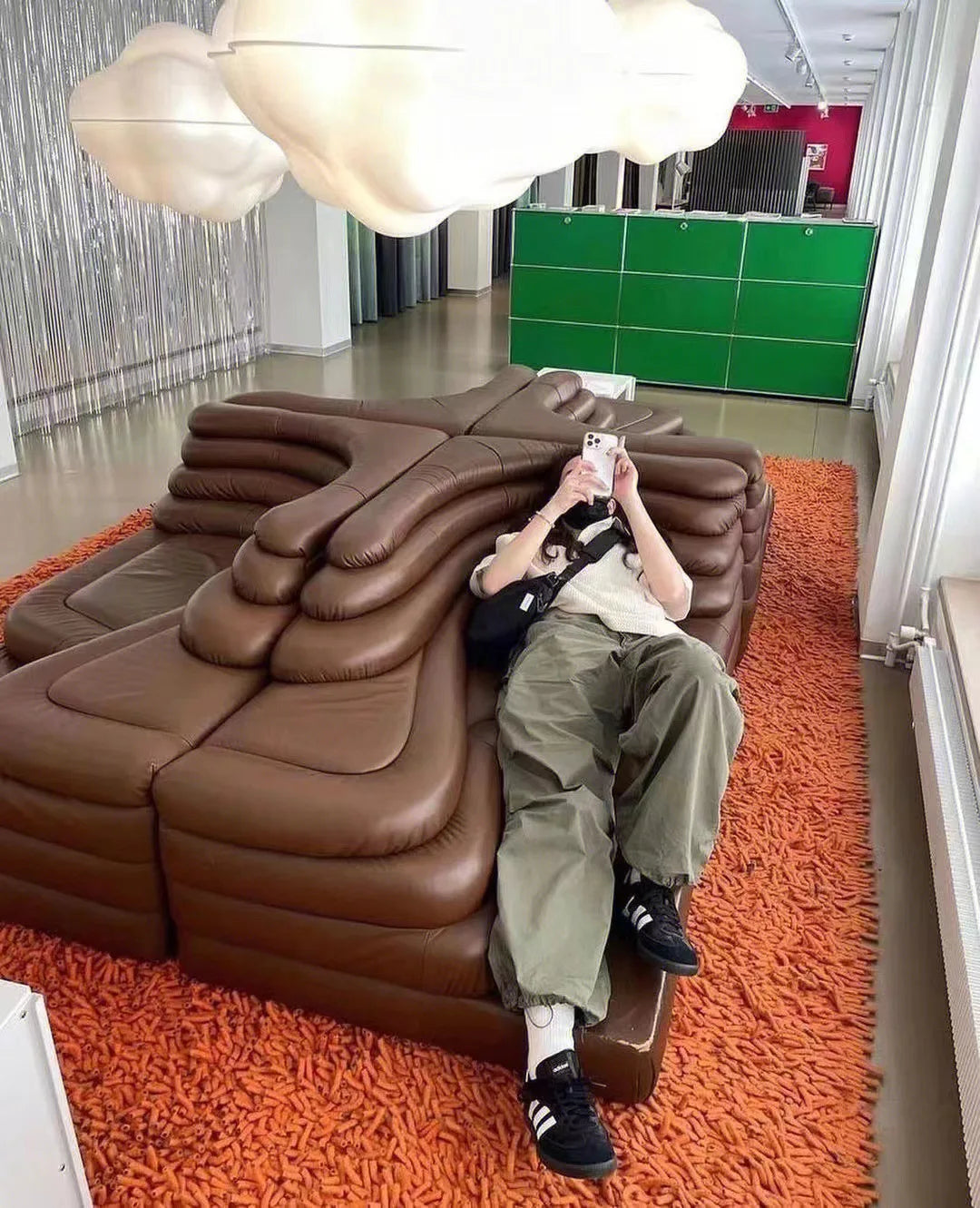 Terrazzo Modular Leather Sofa