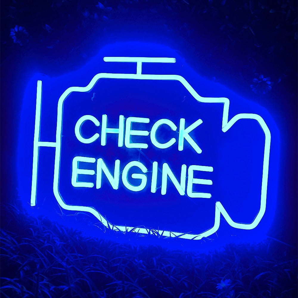 Check Engine Neon Light