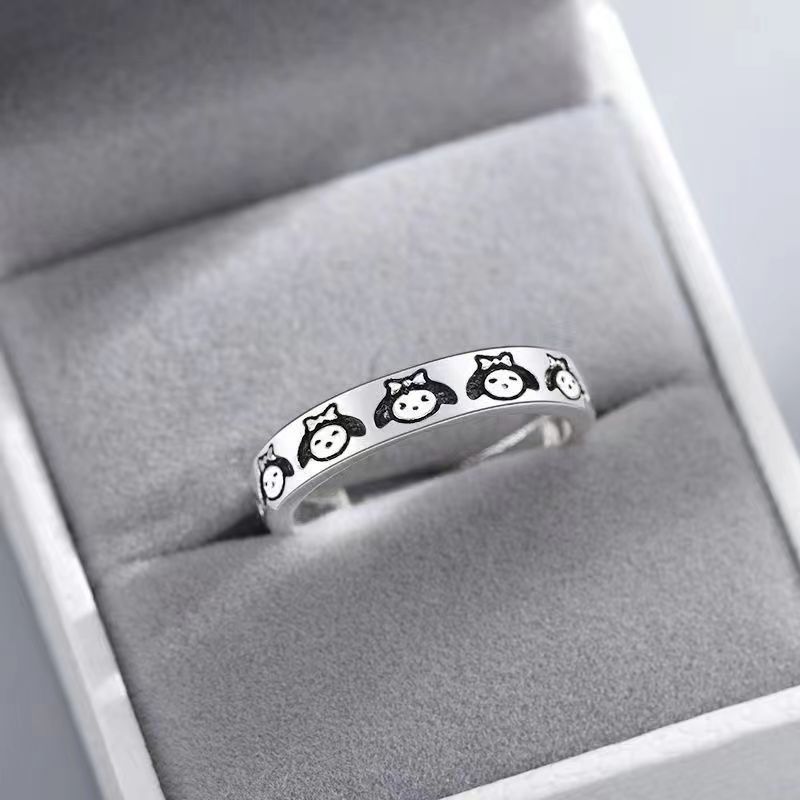 Stainless Steel Kelly Kitty Ring