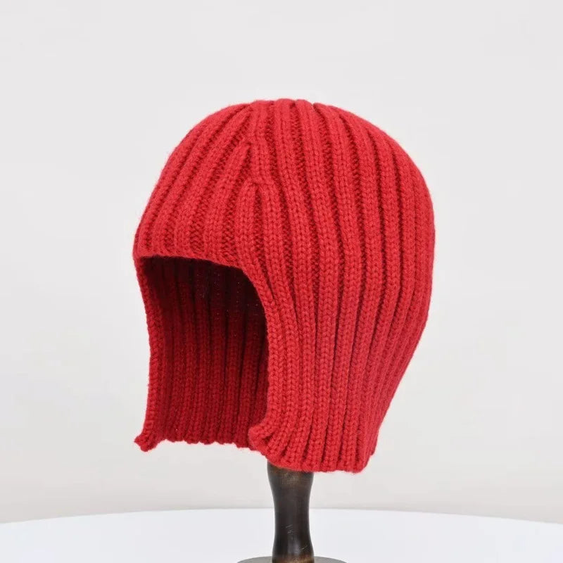 Solid Knitted Wool Hat
