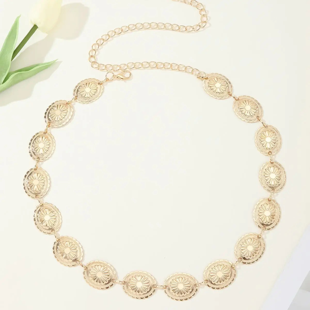 Bohemian Retro Metal Waist Chain Belt