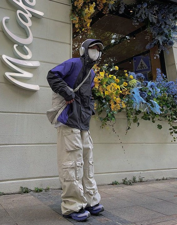 Loose Multi Pocket Cargo Trousers