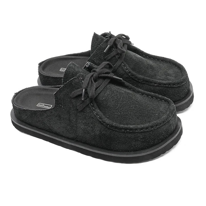Wallabee Cow Suede Clogs