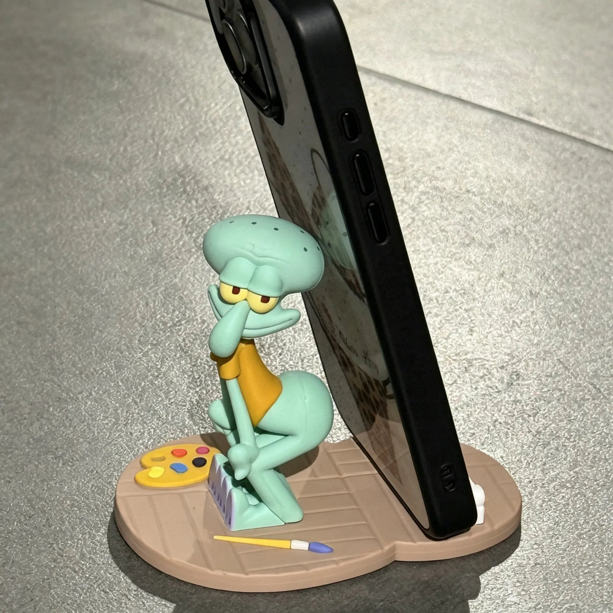 Squidward Phone Holder