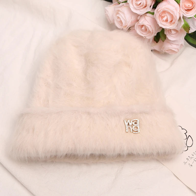 Rabbit Fur Beanies