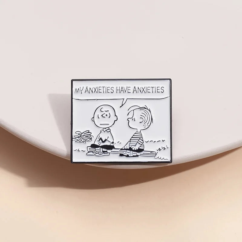 My Anxieties Have Anxieties Enamel Pin