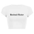 Husband Beater Crop Top