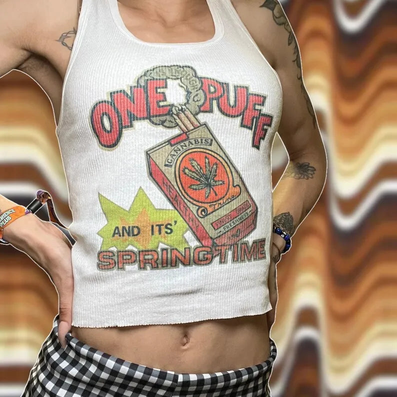 One Puff And It's Spring Tank Top