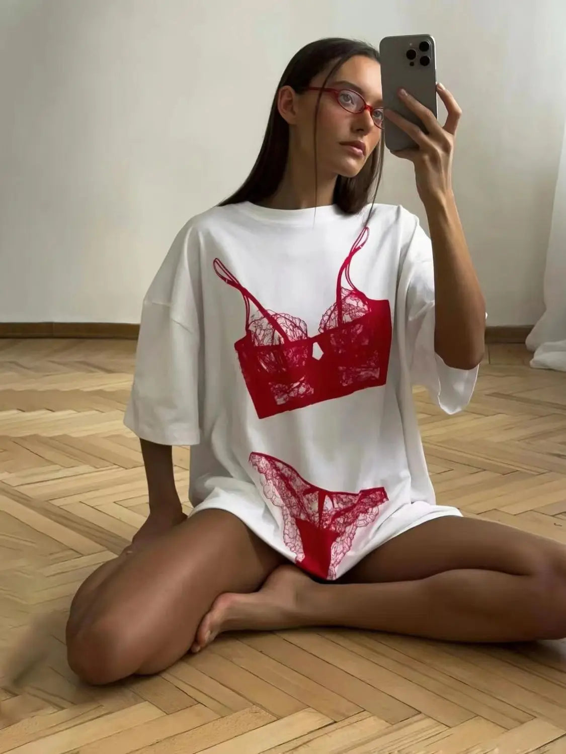 Lingerie Printed Tee