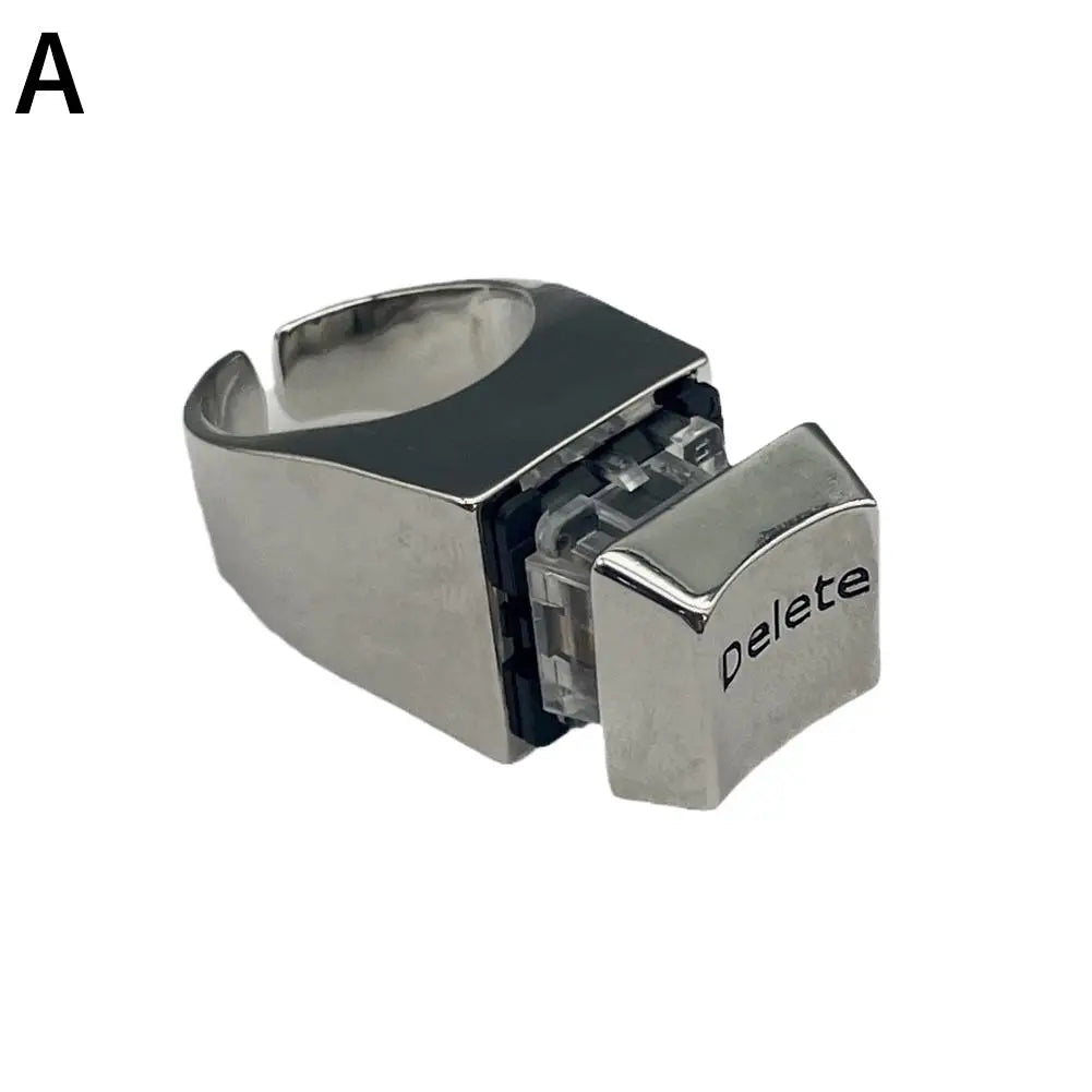 Clickable Delete Button Ring