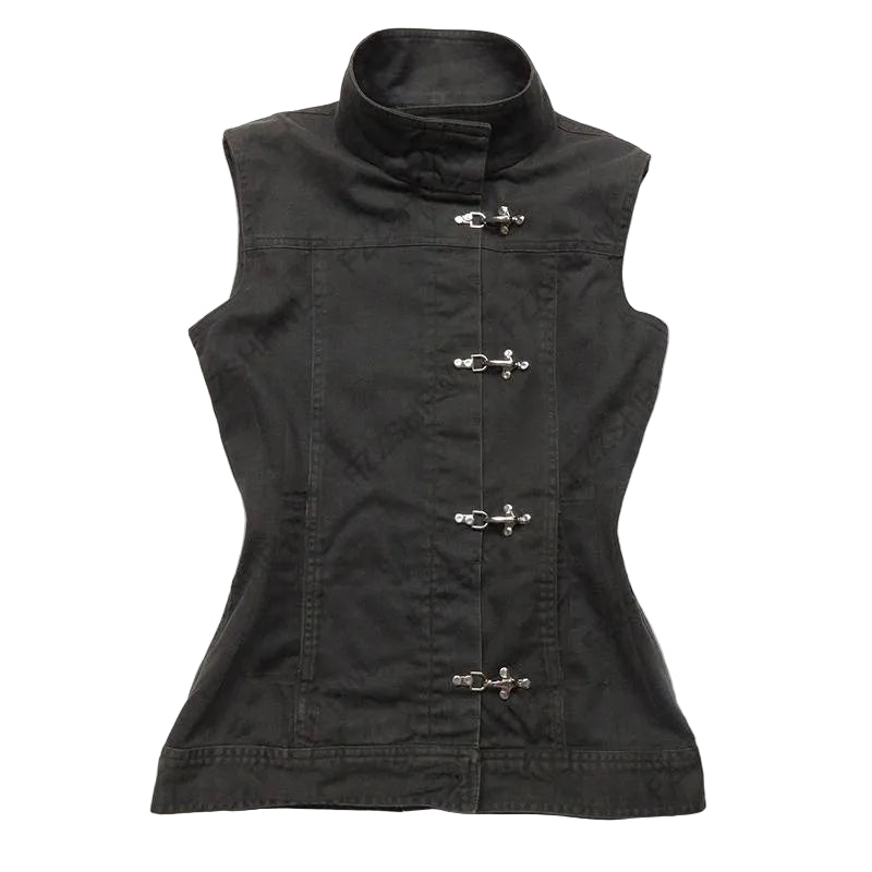 Clasp Fitted short-Sleeveless Shit