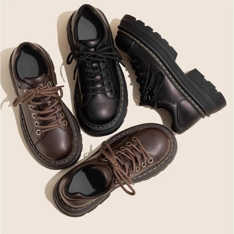 Low Top Leather Boots