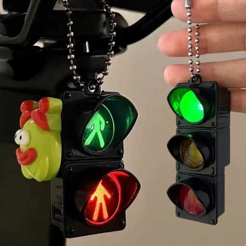 Traffic Light Keychain