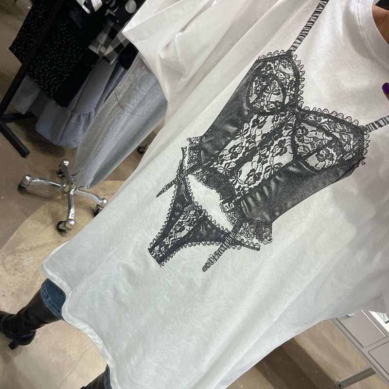 Lingerie Oversized Tee