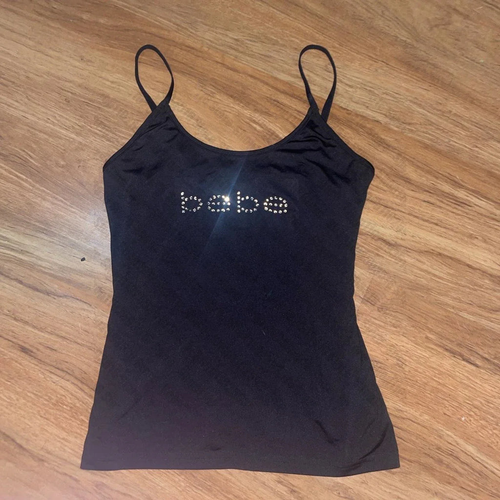 Bebe Crystal Crop Top