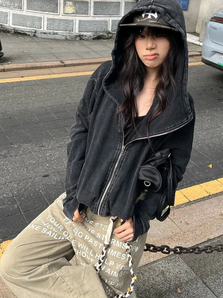 Asymmetrical Y Hoodie