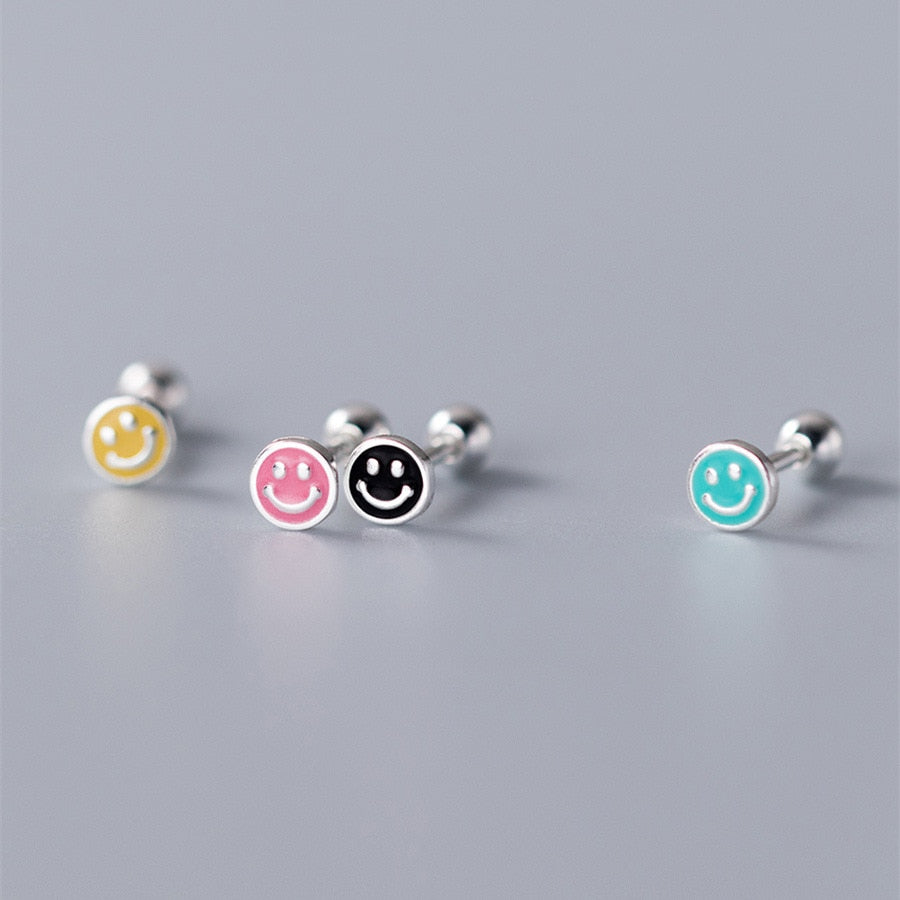 Smiley Face Earring