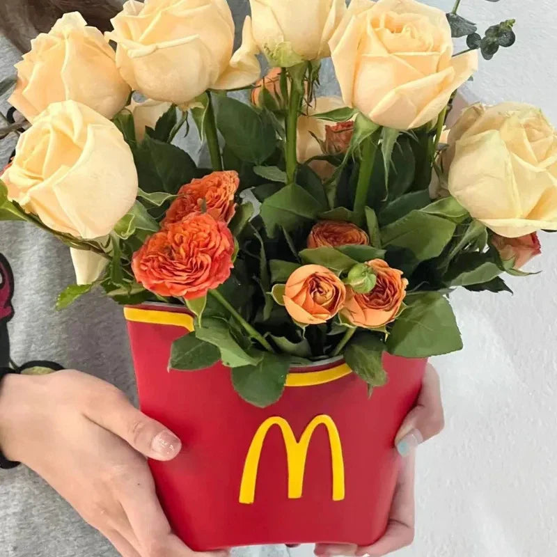McDonalds French Fries Resin Vase
