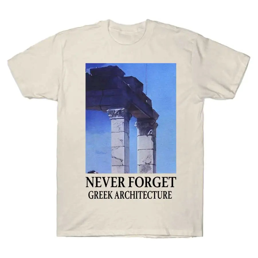 NEVER FORGET GREEK ARCHITECTURE 911 Tee