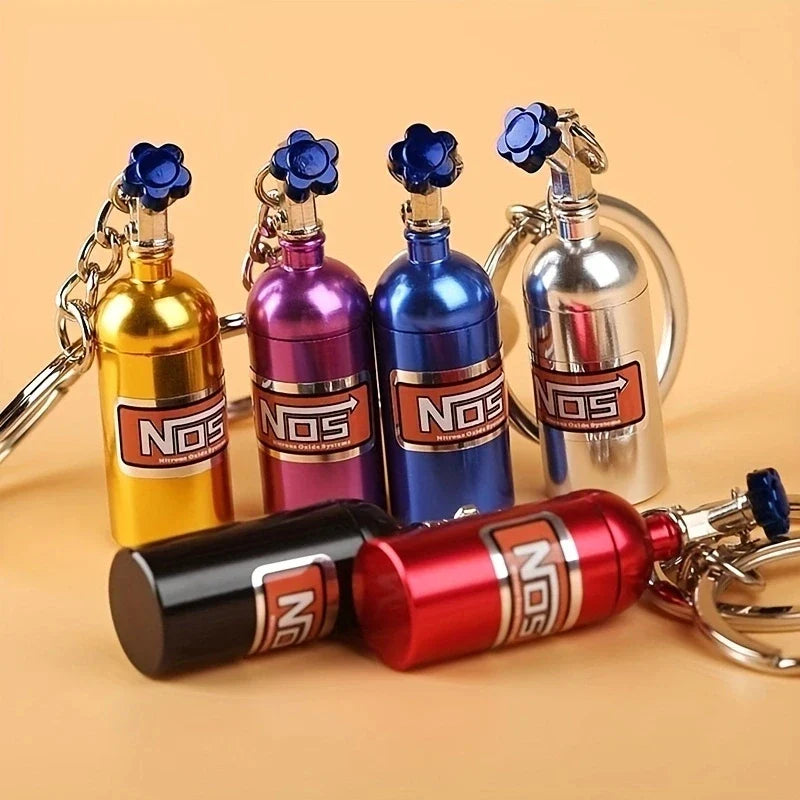 Nitrogen Bottle NOS Keychain