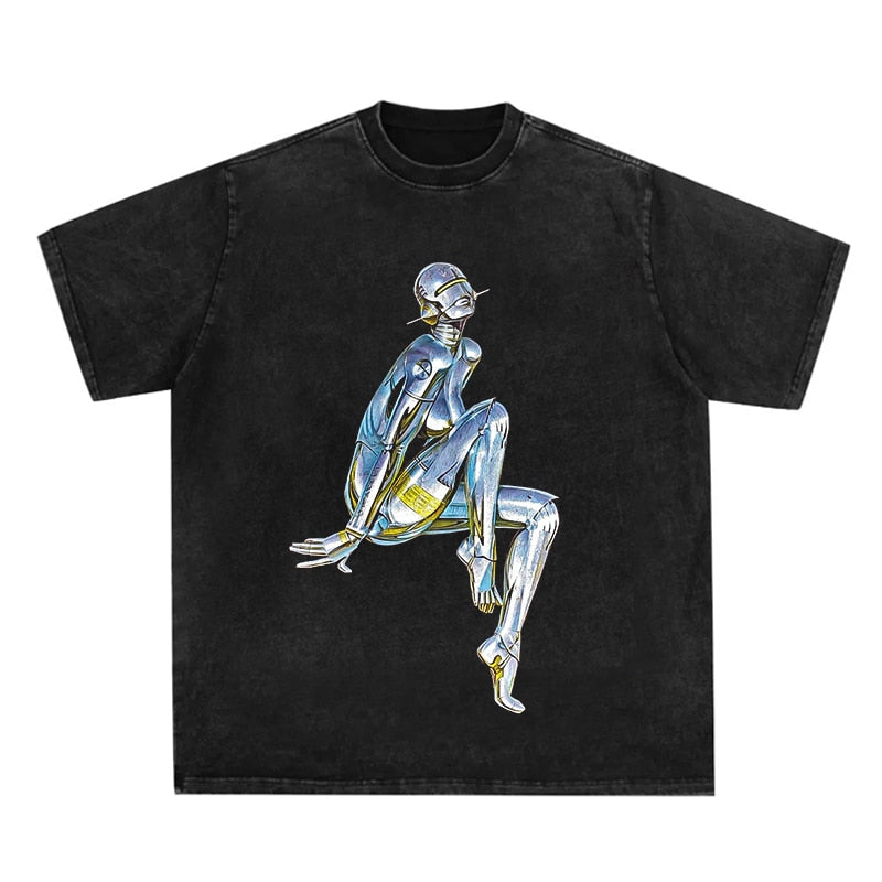 Hajime Sorayama Reclining Female Oversized Tee