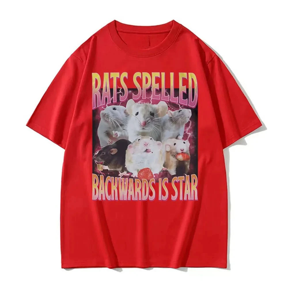 Rats Spelled Backwards Is Star Tee