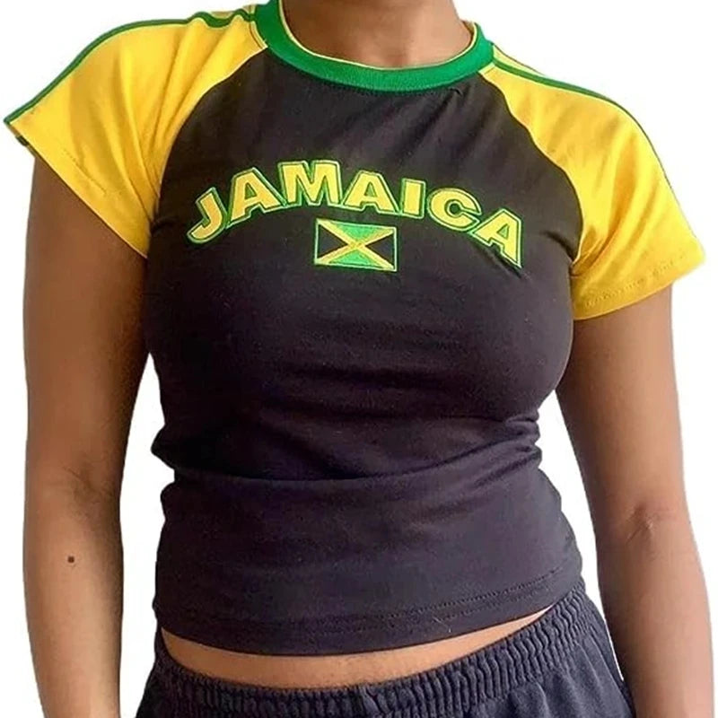 Argentina Embroidered Short Sleeve Tee