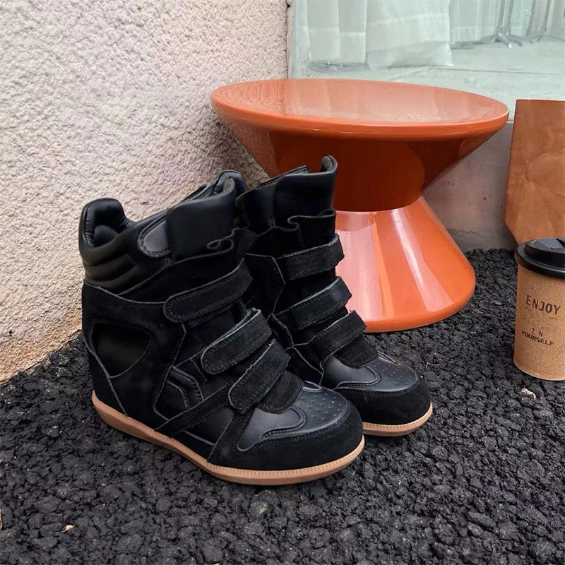 Thick-soled Marant Wedge Sneakers