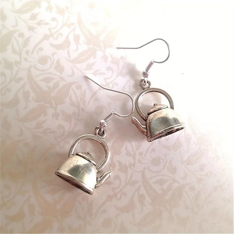 Tea Kettle Earring
