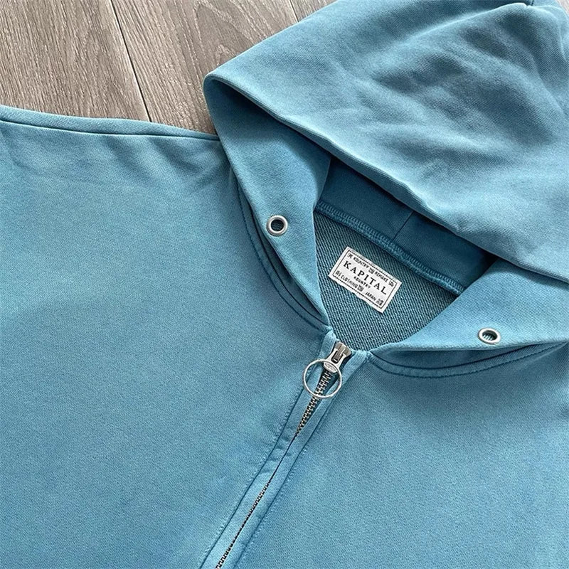 Kapital Kountry Casual Zipper Hoodie