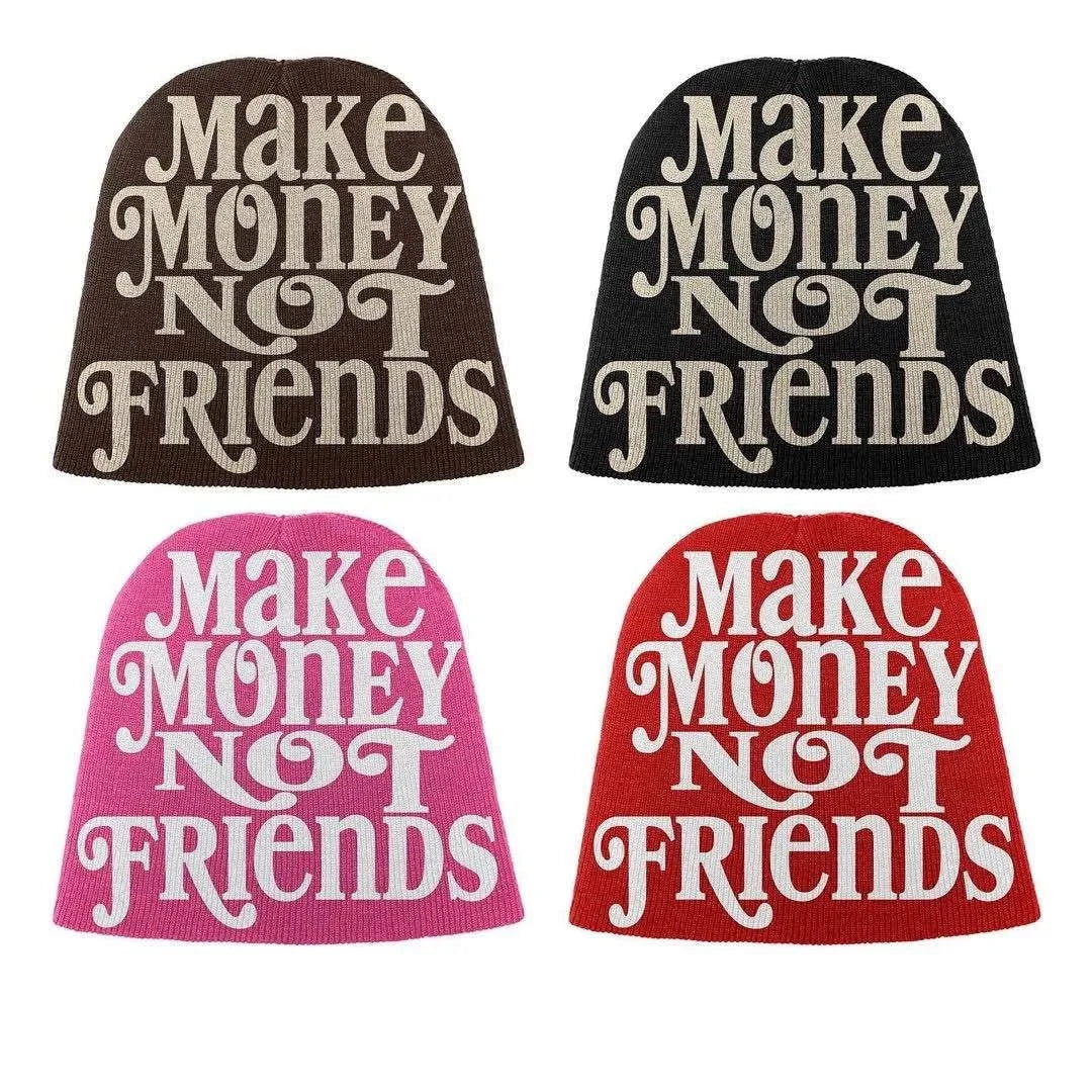 Make Money Not Friends Beanie