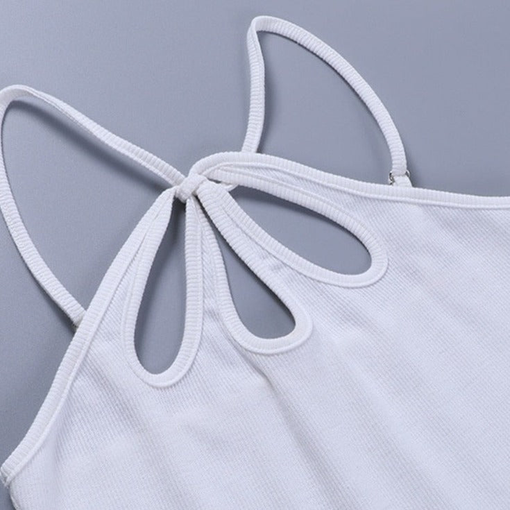 4 Way Ribbed Halter Top