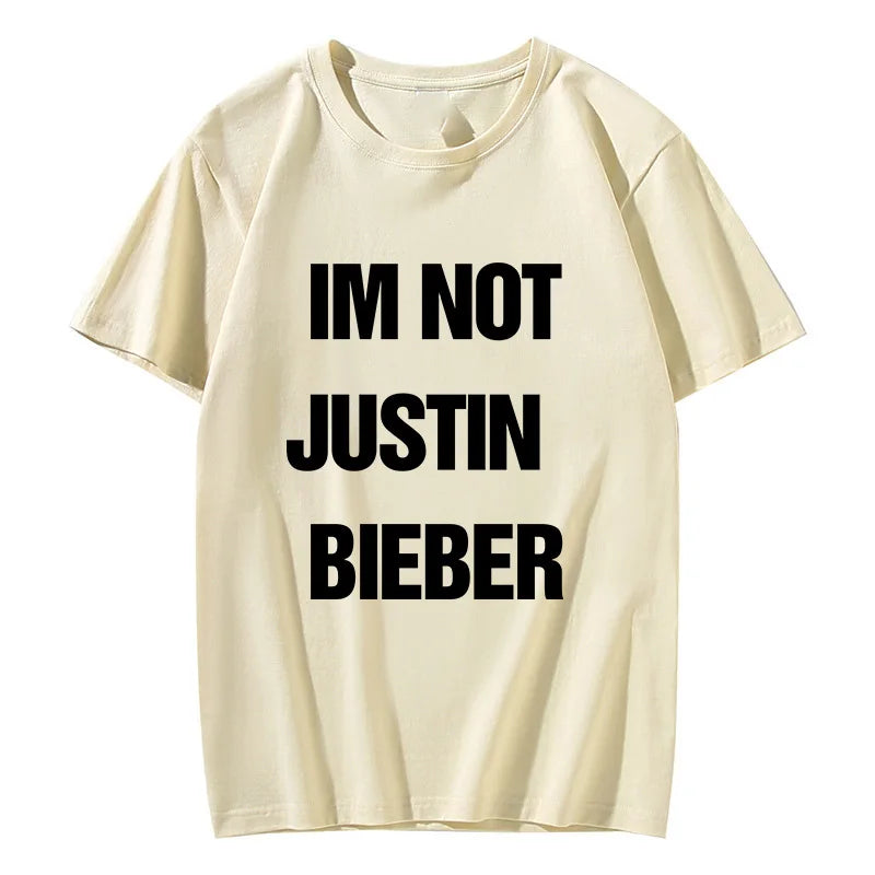 I'm Not Justin Bieber Tee