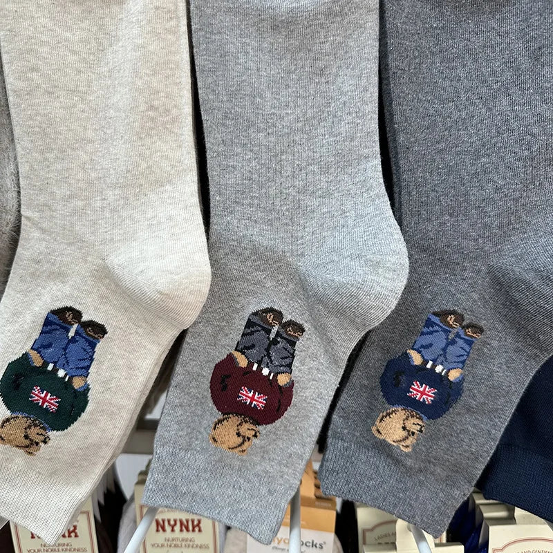2 Pairs Polo Bear Socks