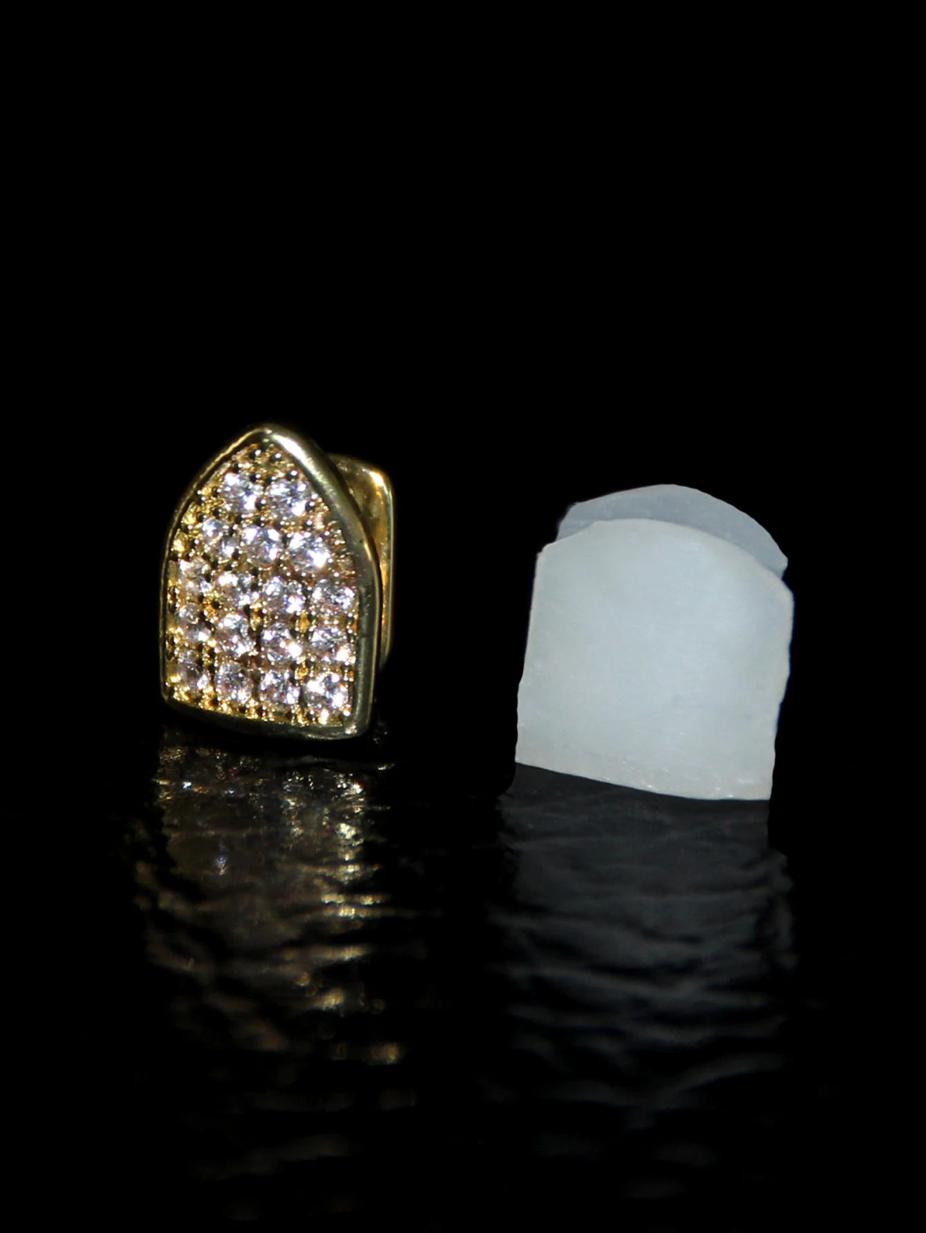 1pc Full Cubic Zircon Grillz Teeth Cap