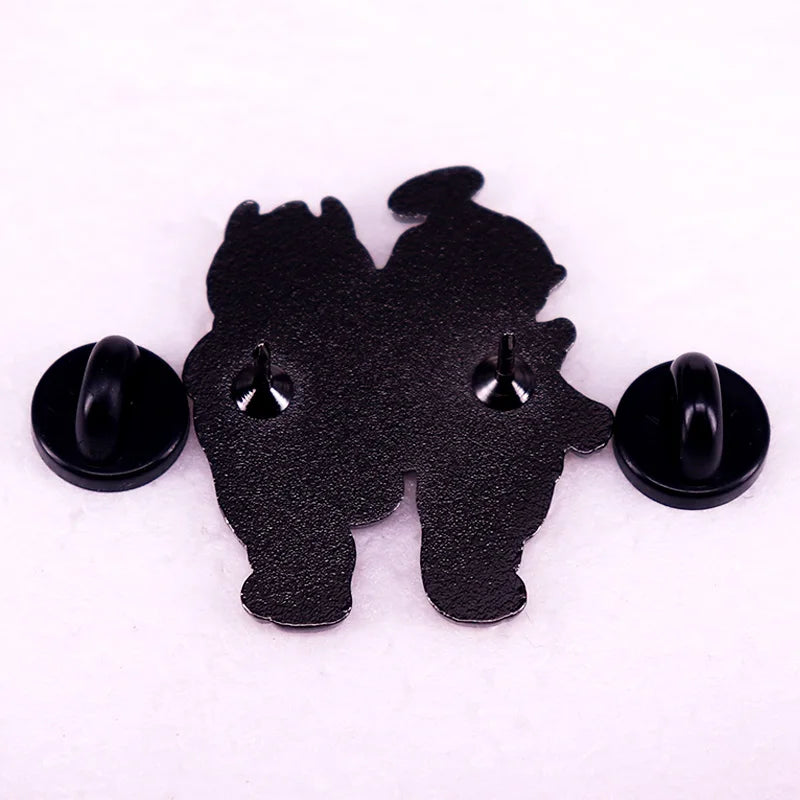 Angel and Devil Doll Enamel Pin