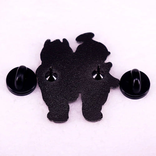 Angel and Devil Doll Enamel Pin