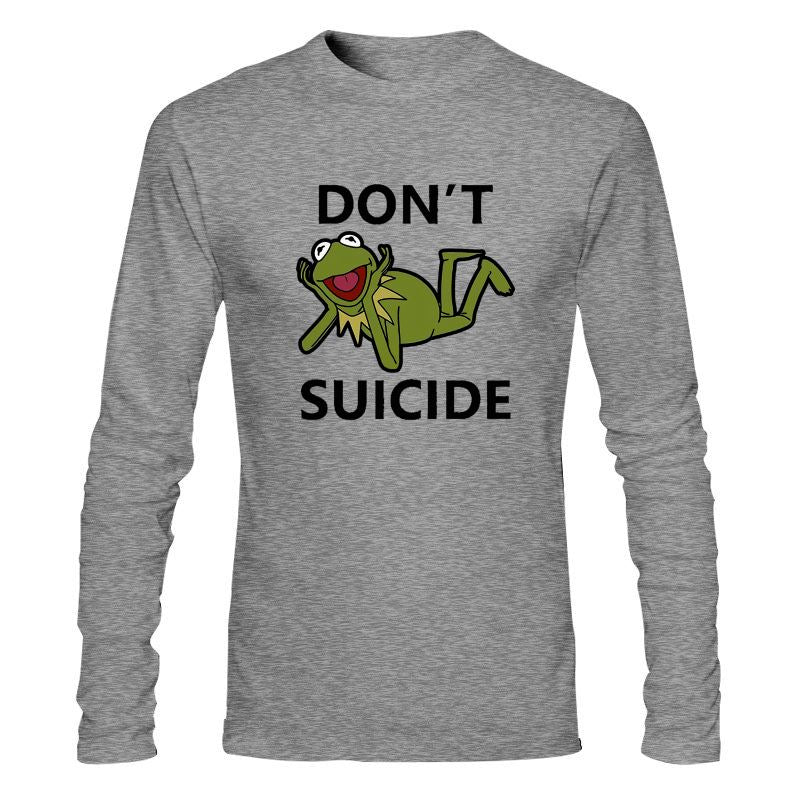 "Don't Suicide" Kermit Long Sleeve Shirt