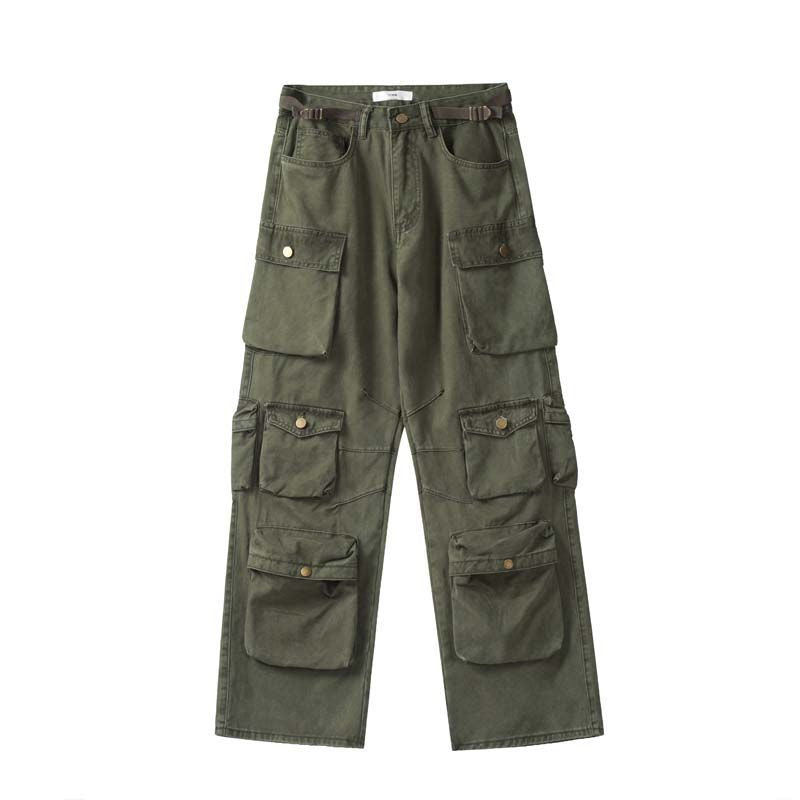 Loose Multi Pocket Cargo Trousers