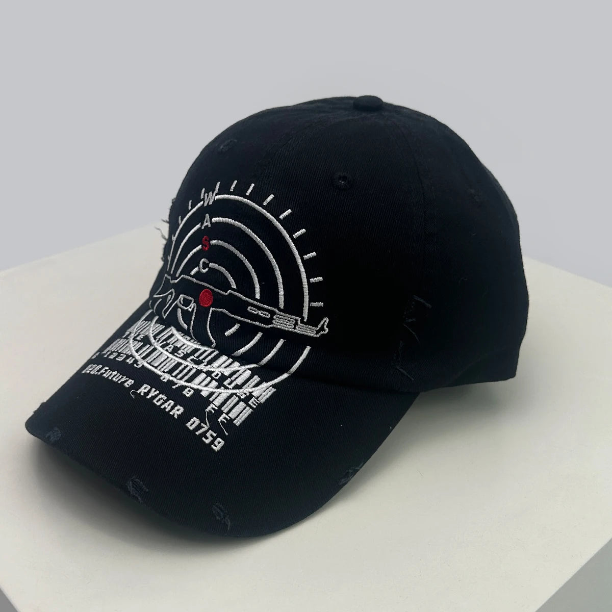 Bull's-eye Cross Embroidery Hat