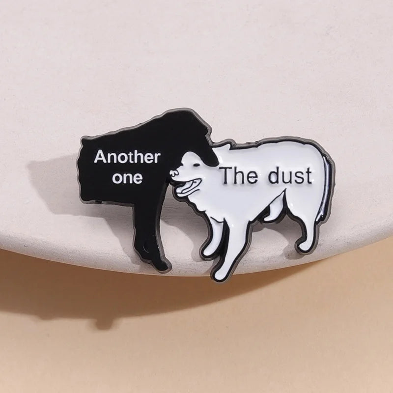 Another One Bites The Dust Enamel Pin