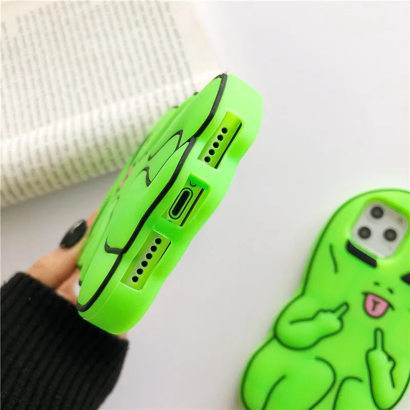 Alien FU iPhone Case
