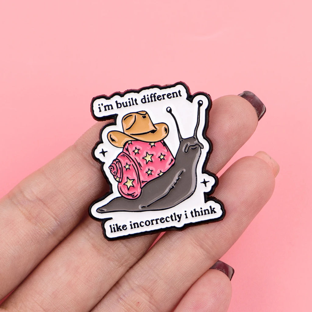 "i'm built different like incorrectly i think" Pin