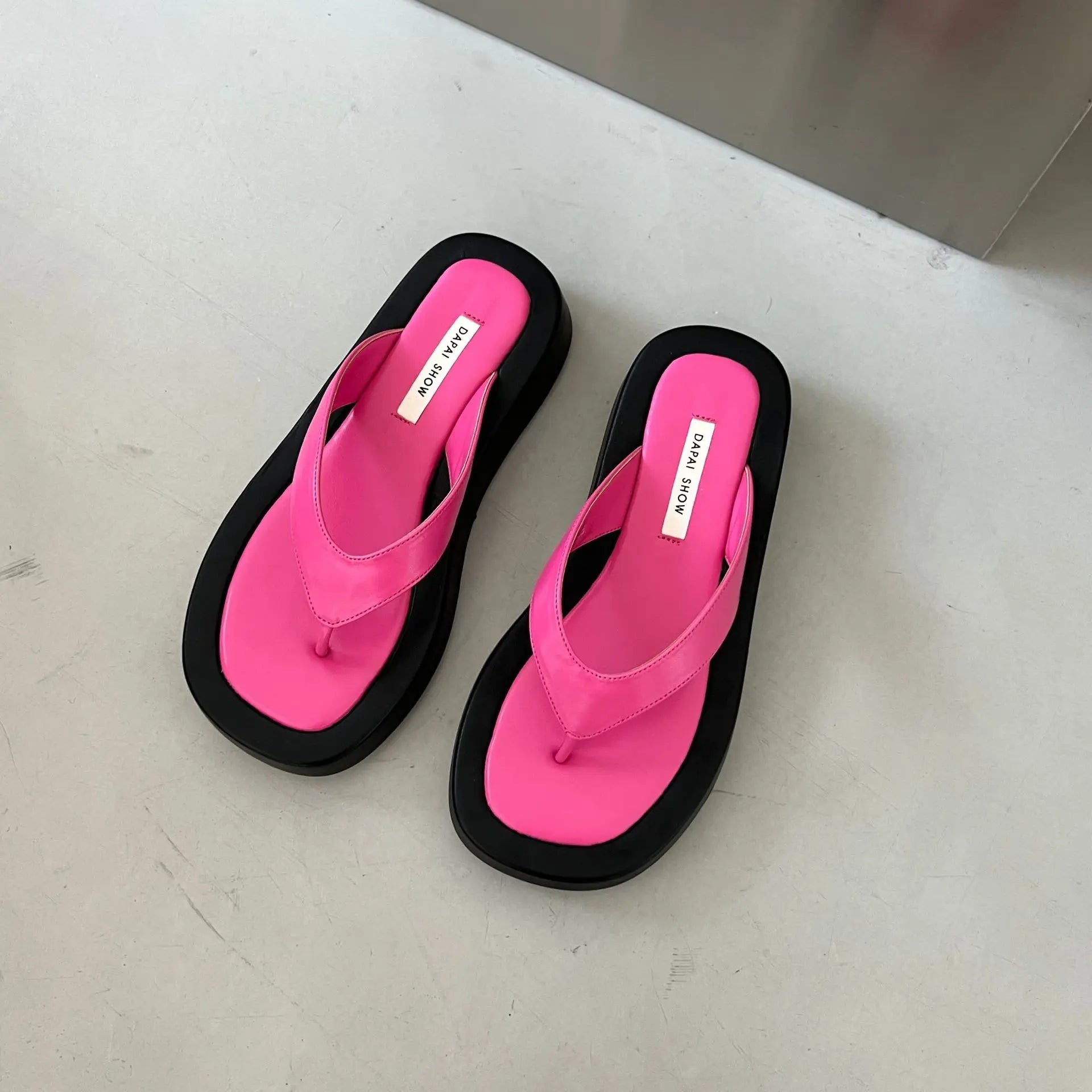 Thick sole flip flops (Super High Quality)